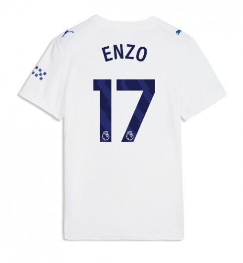 Manchester City Enzo Fernandez #17 Kolmaspaita Naisten 2026-27 Lyhythihainen Manchester City Enzo Fernandez #17 Kolmaspaita Naisten 2026-27 Lyhythihainen